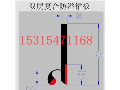 生產批發輸送機專用裙邊   雙密封防溢裙板