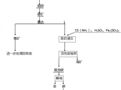 鞏義鉑思特含金硫精礦中金的富集與提取，含金硫精礦硫脲法浸金