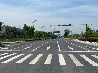 南京交通道路警示告知標線劃線